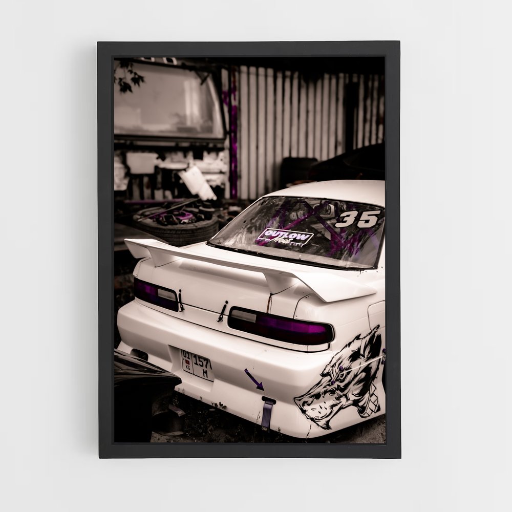 Poster Purple Drift – affiche Nissan (vue 2)